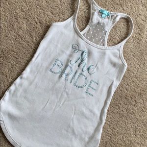 Bride shirt tank
